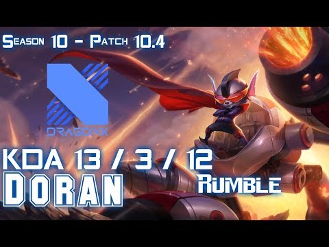 DRX Doran RUMBLE vs SYLAS Top - Patch 10.4 KR Ranked