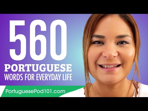 560 Portuguese Words for Everyday Life - Basic Vocabulary #28
