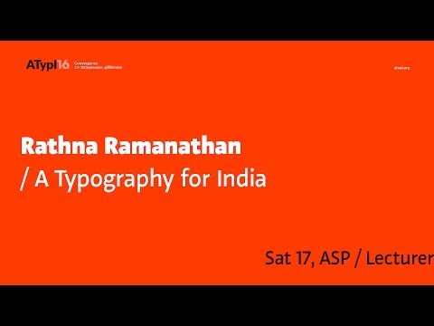 A Typography for India