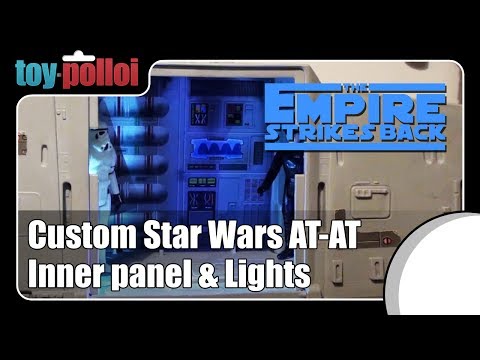 Custom Vintage Star Wars AT-AT insert and lighting - Kenner - Toy Polloi