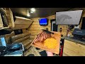 Luxury Camping in Off-Grid Ice Fishing Shanty!