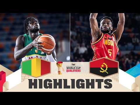 Mali 🇲🇱 v Angola 🇦🇴 | Highlights | FIBA Basketball World Cup 2027 African Qualifiers