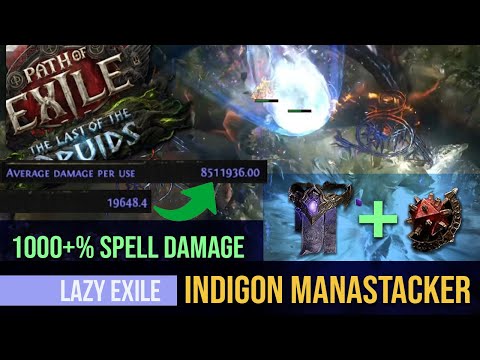 [PoE 2] Indigon Manastacker is finally here and possible | 0.4 The Last of the Druid