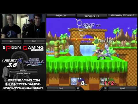 ePG Weekly - Blu2 (Mewtwo) Vs. TM87 (Lucario) (Winners R1) - Project M