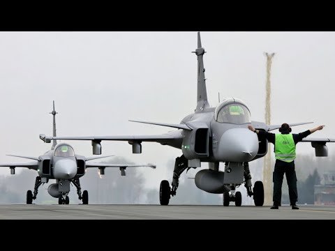 Polen überrascht über die Ankunft der JAS-39 Gripen auf dem Luftwaffenstützpunkt Malbork!