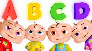 Five Little Babies Opening Surprise Eggs | ABC For Children | Phonics Song By Zool Babies