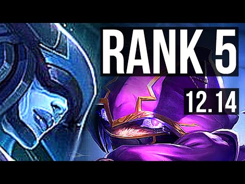 LISSANDRA vs KENNEN (MID) | Rank 5, Legendary | KR Challenger | 12.14