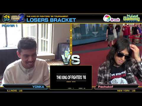 Pachukof vs Yonka - KOF '98 Neo Geo World Tour Season 2 Milwaukee Stop Losers Round 2