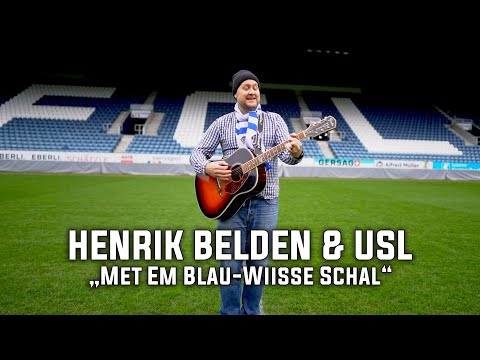 HENRIK BELDEN & USL - Met em blau-wiisse Schal