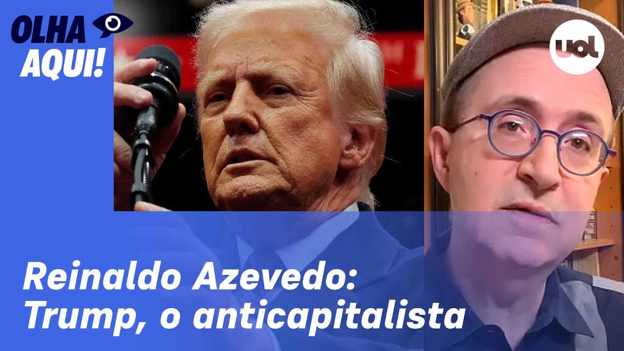 Reinaldo: Brasil acerta na reação discreta à tarifa imposta por Trump, grande inimigo do capitalismo