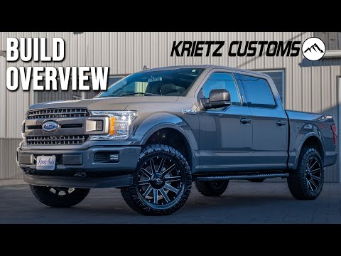 BUILD OVERVIEW: Lifted 2018 Ford F-150 | Rough Country Leveling Kit | 20x9 Fuel Contra