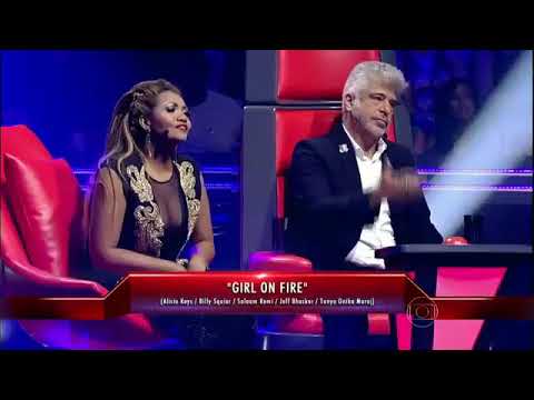 The Voice Brasil 2 - Rully Anne e Júlia Tazzi / Girl on Fire