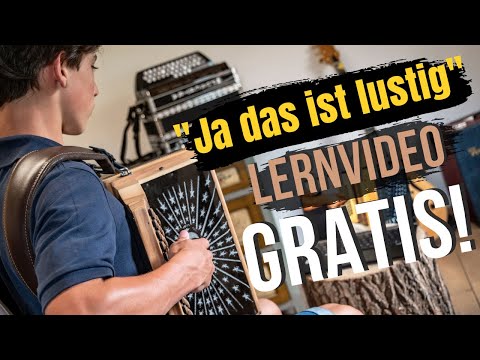 #Lernvideo: "Ja Ja das ist lustig" S. Avsenik Komplett mit Griffschrift Steirische Harmonika