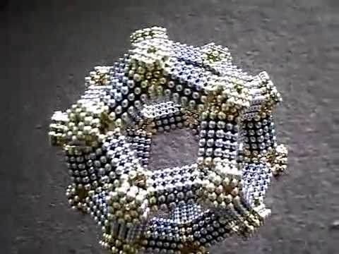 beta - Very Hexy Dodecahedron Frame (Magnetic Spheres)