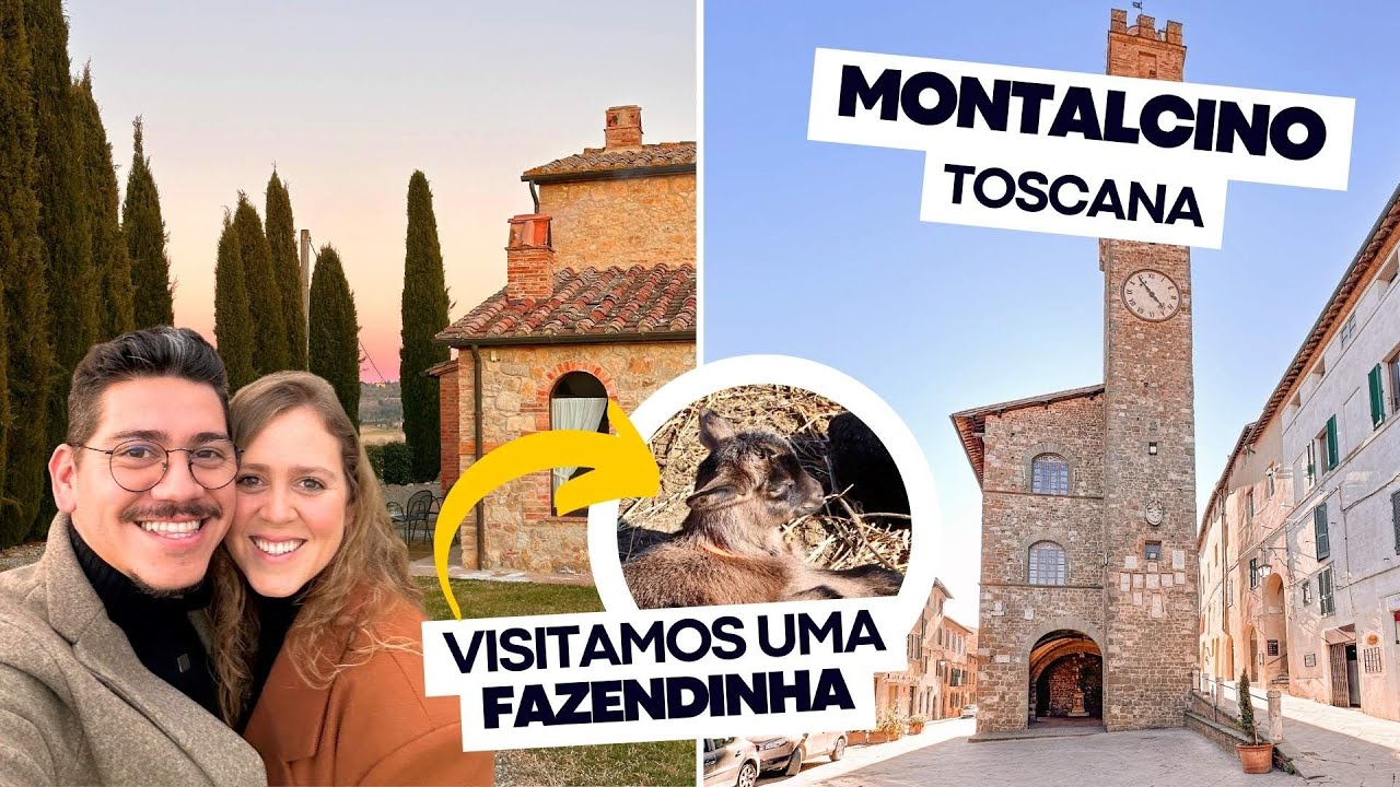 Montalcino: a cidade do vinho Brunello e uma fazendinha na Toscana na Itália 🇮🇹