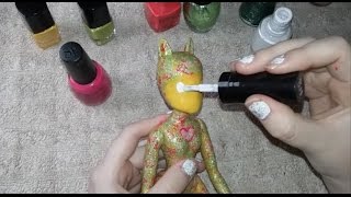 Let's Paint a Doll with Nail Polish!