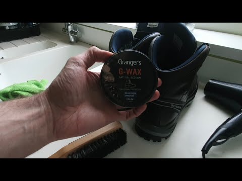 Scarpa - Cleaning & Protecting Leather Walking / Hiking Boots with Granger's G-Wax Natural Beeswax.