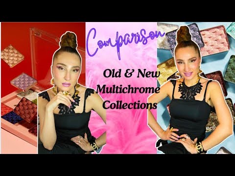 COMPARISON OLDER & NEW MULTICHROMES COLECTION/SWATCHES/2 LOOKS/ODEN’S EYE COSMETICS/FAVORITE SHADES