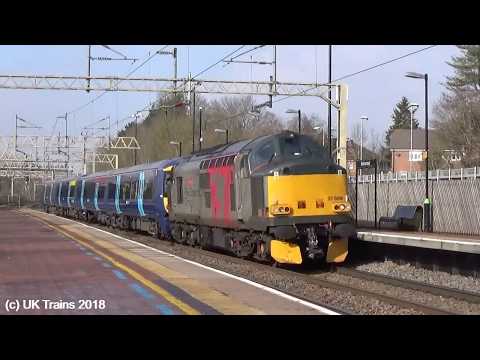 (HD) 37608 with 375826 working Chaddesden Curve - Ramsgate EMUD (24th February 2018)