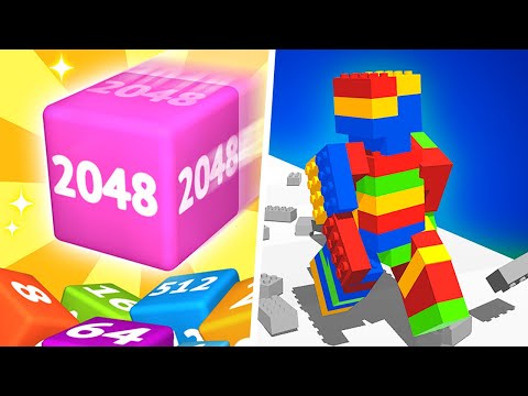 Cubic Numbers 2048 vs Brick Runner  - Max Level Gameplay (Part 1)