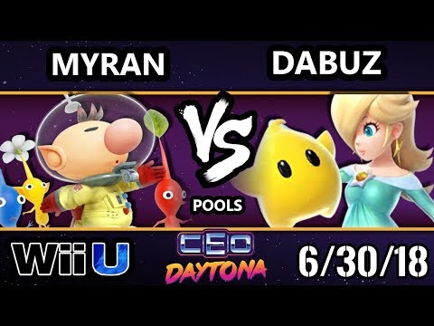 CEO 2018 Smash 4 - GRV | Dabuz (Rosalina) Vs. Myran (Olimar) Wii U - Phase 2 Pools