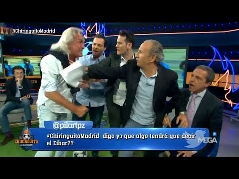 'El Loco' Gatti INTENTÓ PEGAR a Cristóbal Soria en pleno programa CHIRINGUITO 18/05/17