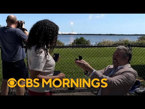 NASA Engineer Gets a Surprise Proposal During Mission Launch