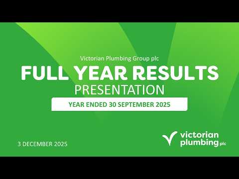 Victorian Plumbing FY Results – Investor Presentation