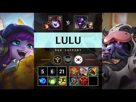 Lulu Support vs Alistar - KR Challenger Patch 25.10