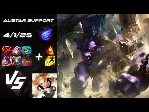SUPPORT Alistar vs Lux - NA Grandmaster Patch 14.24