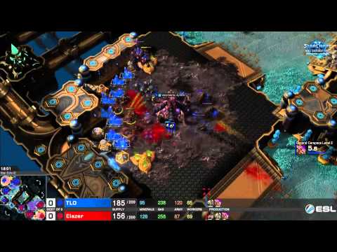 TLO Vs Elazer - SC2 HotS WCS Group F - Upper Bracket - 2015