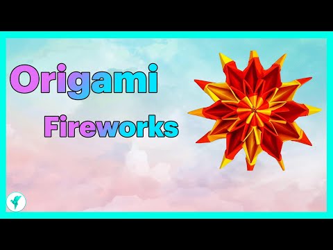 How to make a paper moving Fireworks -hard origami