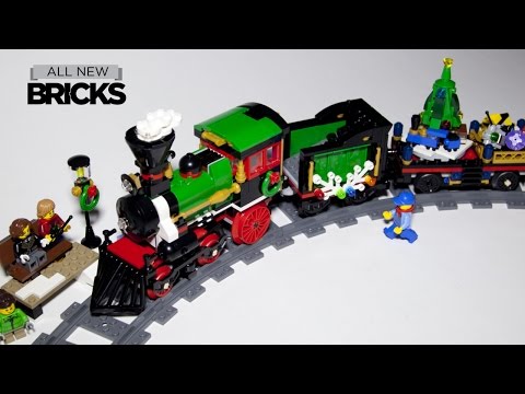 Vidéo LEGO Creator 10254 : Le train de Noël