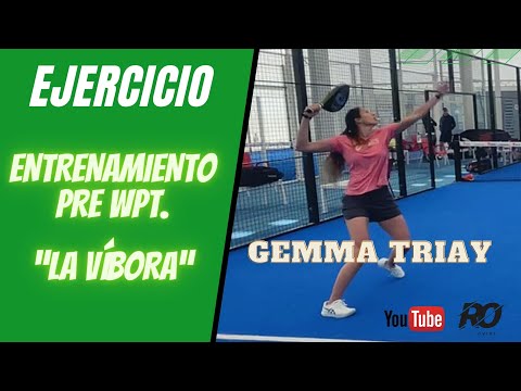 ENTRENAMIENTO PADEL PRE #WORLDPADELTOUR  #gemmatriay