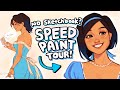 Speedpaint Tour! because I can't do a Sketchbook Tour - Clip Studio Paint and Procreate