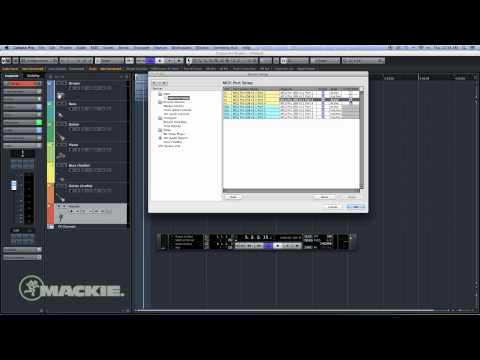 Mackie MCU Pro - Cubase Setup