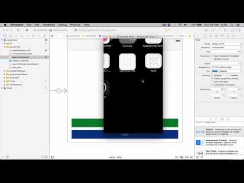 How to build real time iOS Chat application with Swift part 4 loginViewPart1