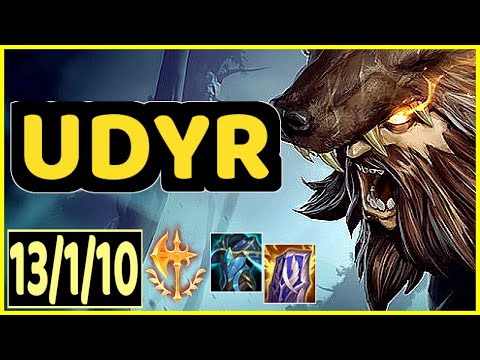 UDYR VS LILLIA - 13/1/10 KDA JUNGLE GAMEPLAY MASTER I