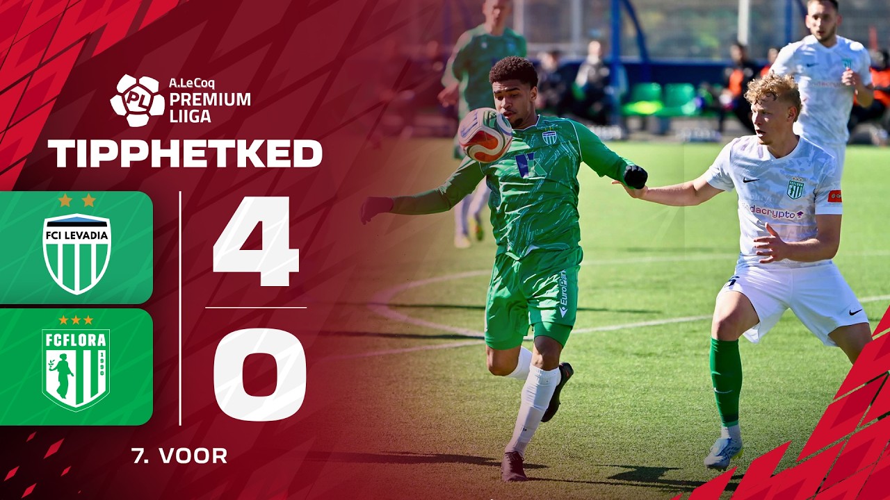 I Levadia Tallinn vs Flora Tallinn Highlights