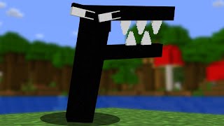 we remade every mob into Alphabet Lore in minecraft