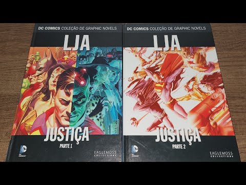 LJA: Justia partes 1 e 2, Coleo DC Comics Graphic Novels Eaglemoss, volumes 27 e 28