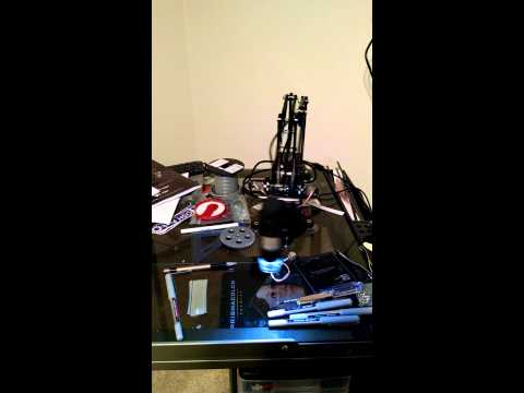 uArm Robotic Microscope Servo Sweep: Its Alive!