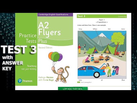 Flyers PLUS 5 Practice Tests - Listening Test 3 | Lớp Học Thầy Mol