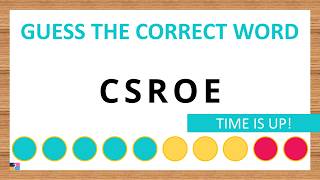 [Scrambled Word Game] Can You Unscramble These Words 5 Letters