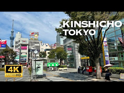[4K] KINSHICHO TOKYO 🇯🇵🐧 Nonstop Walking Tour / 錦糸町 東京 散歩