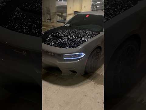Forged carbon fiber hood on scatpack charger!
