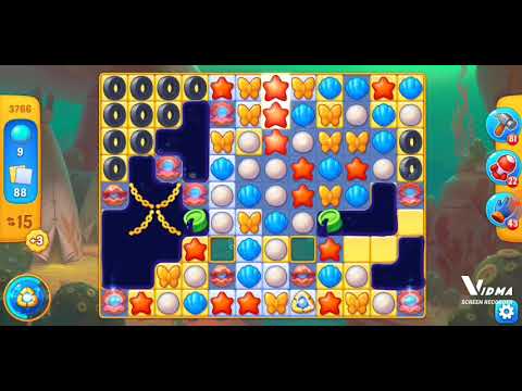 Fishdom. 3766 super hard level no boosters and diamonds