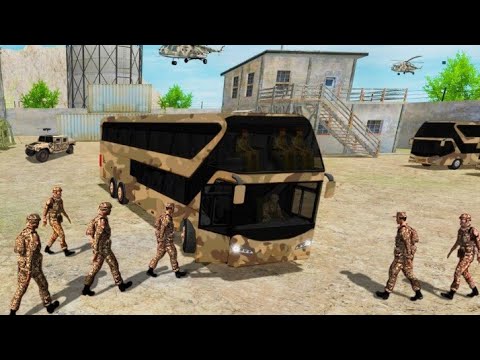 Army Bus Simulator : Bus Driving Games 2021 - New Bus Games 2021 -Bus Driving Game - Bus Game