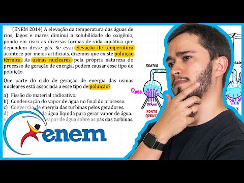 ENEM 2014 - Rising water temperatures in rivers, lakes and seas reduce the solubility of oxygen