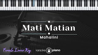 Download lagu Mati Matian - Mahalini (KARAOKE PIANO - FEMALE LOWER KEY) mp3